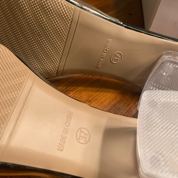 new transparent heel and square toe - Picture 5 of 9